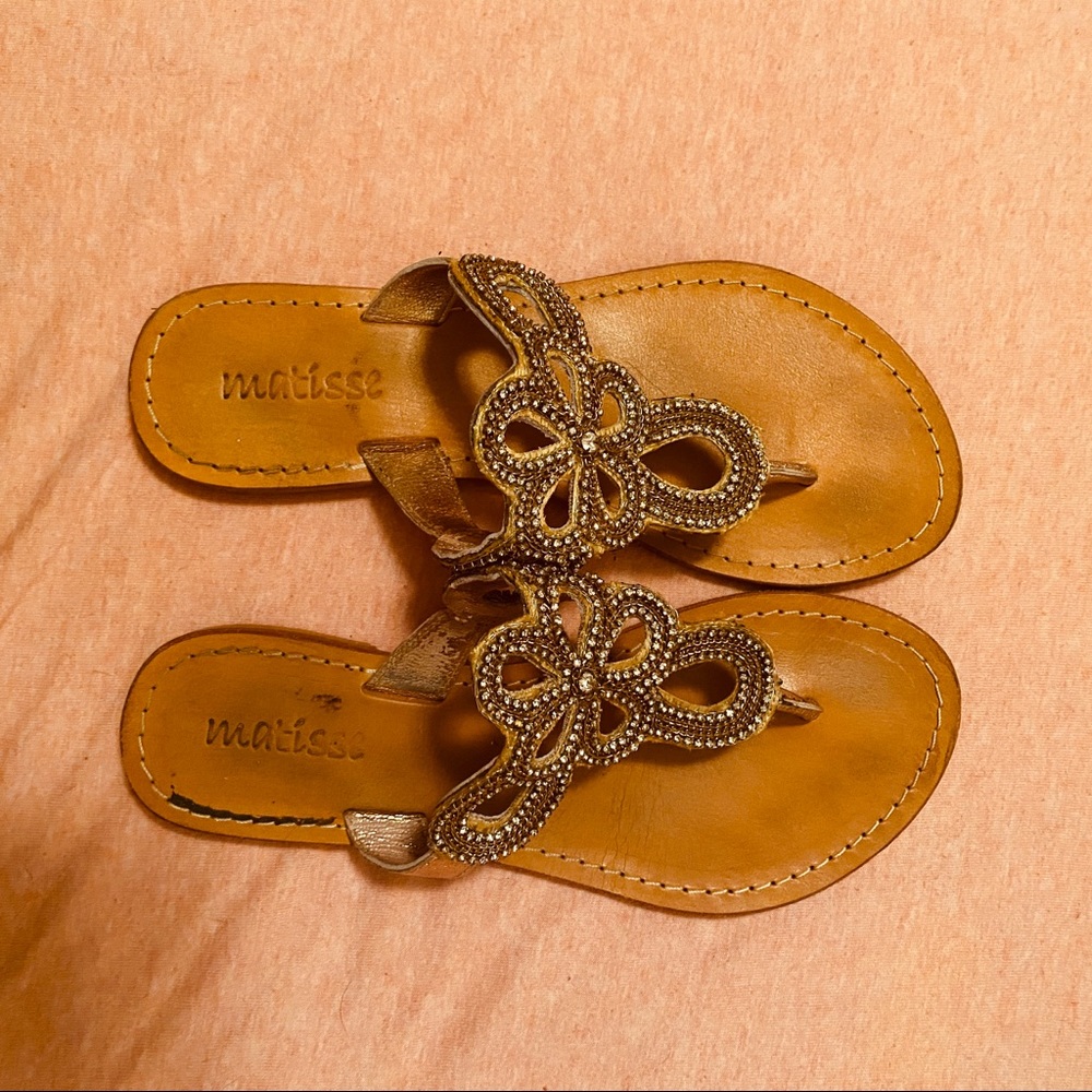Gold Sandals